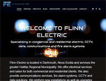 Tablet Screenshot of flinnelectric.com